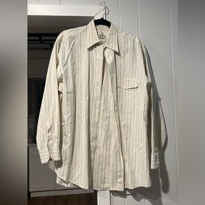 Hugo Boss Ivory Pinstripe Shirt